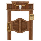Deluxe Yeehaw Western Saloon Door Decoration